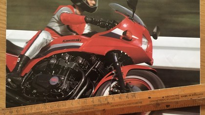 Kawasaki Z1100 GP brochure