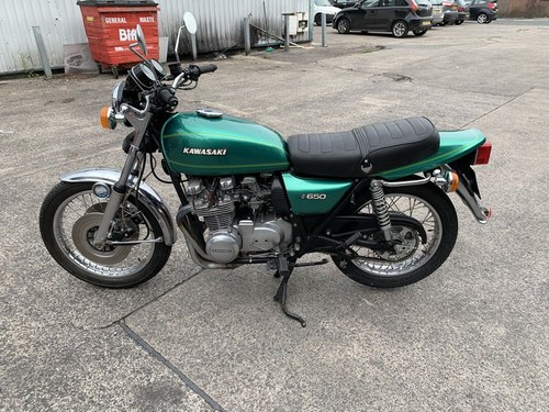 1980 KAWASAKI Z650 GREEN EXCELLENT For Sale