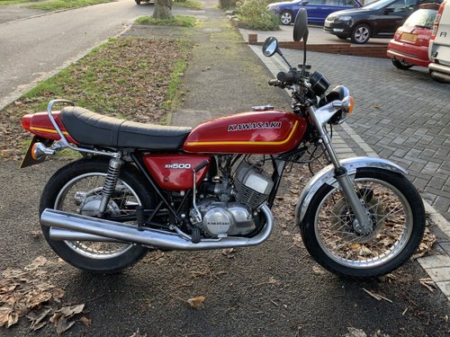 1976 Kawasaki kh500 uk bike stored for many years In vendita