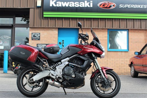 2011 11 Kawasaki KLE 650 Versys ABS Tourer*Red*Adventure* For Sale