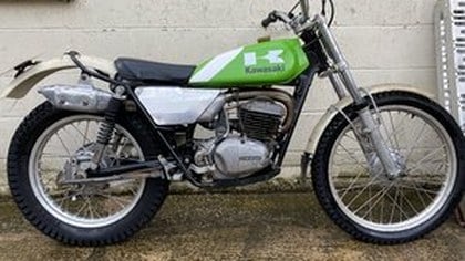 KAWASAKI KT 250 KT250 VERY RARE WES EXHAUST OWNED TRIALS