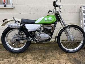 1977 KAWASAKI KT 250 KT250 VERY RARE WES EXHAUST OWNED TRIALS For Sale (picture 1 of 4)