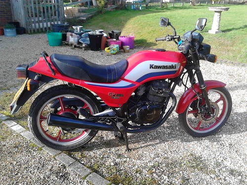Kawasaki GPZ 305-B8 1992 with valuable reg number SOLD