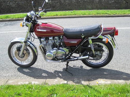Kawasaki Z1000 A1,1977,Original UK Bike,5570 mls For Sale