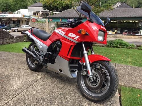 **SEPTEMBER AUCTION** 1987 Kawasaki GPZ900 For Sale by Auction