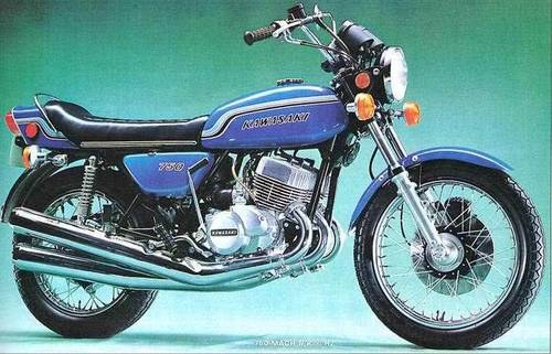 1972 Kawasaki H2 750 Triple Wanted In vendita