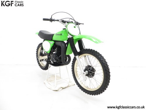One of 1500, a 1978 Kawasaki KX250-A4 VERKAUFT