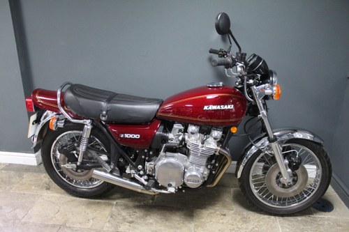 1977 Kawasaki Z1000 A  Frame number KZT00A25989  , VENDUTO