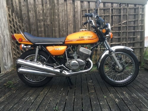 A 1973 Kawasaki H2A 750cc Triple 09/03/2022 Te koop bij veiling