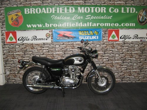 2011 11-reg Kawasaki EJ W800 ABF finished in green and silve For Sale