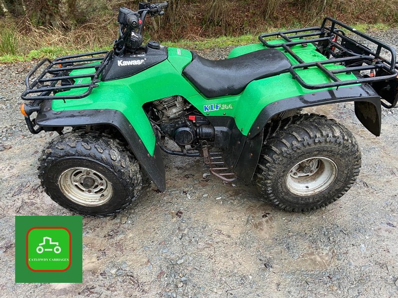 KAWASAKI KLF300 4X2 AFFORDABLE ROAD REG QUAD RIDE AWAY TODAY