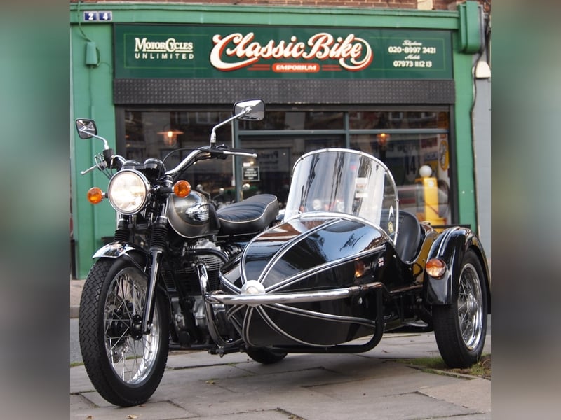 2003 Kawasaki EJ650 W650 Watsonian RESERVED FOR RICHARD.