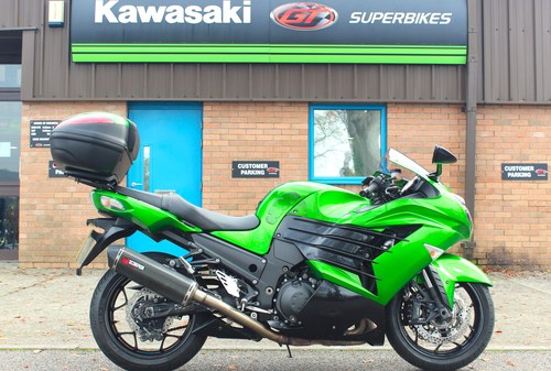 2014 14 Kawasaki ZX1400FEFB ZZR1400 ABS **Green** For Sale