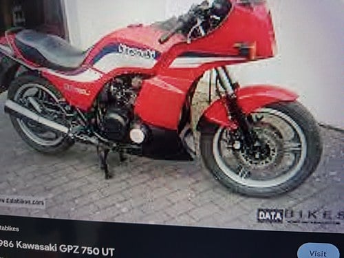 1986 Kawasaki Zx750-A3 VENDIDO