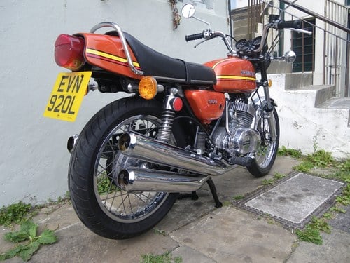 1973 KAWASAKI KH S2A VERKAUFT