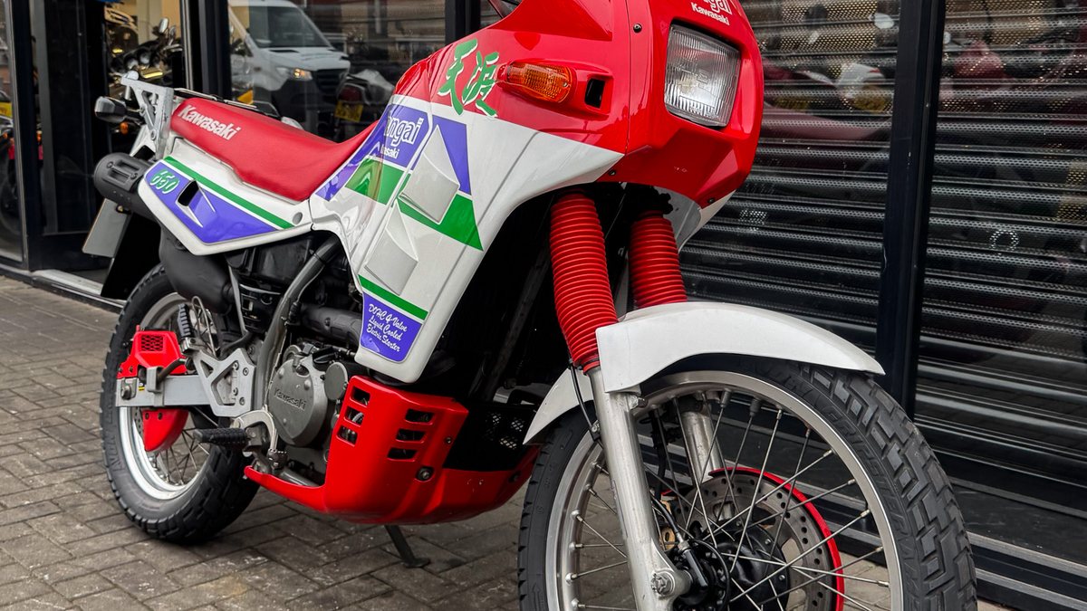 1991 Kawasaki KLR 650 Red Manual Right Hand Drive in United Kingdom ...