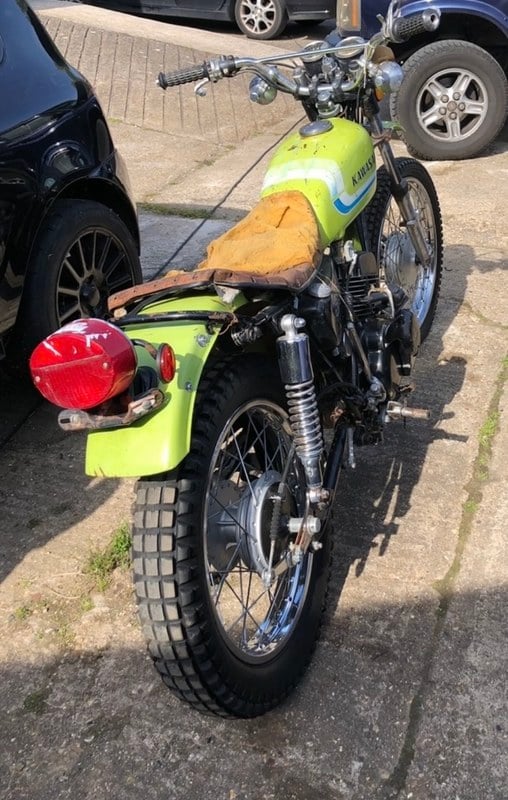 1973 Kawasaki F9 Green Manual, speed Right Hand Drive in