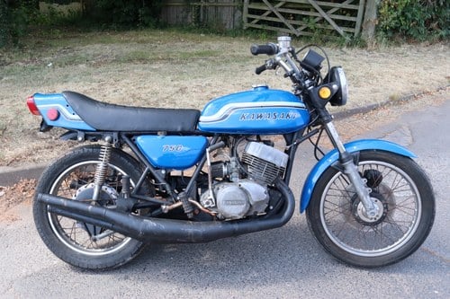 1972 Kawasaki H2 Barn Find Restoration Project VERKOCHT