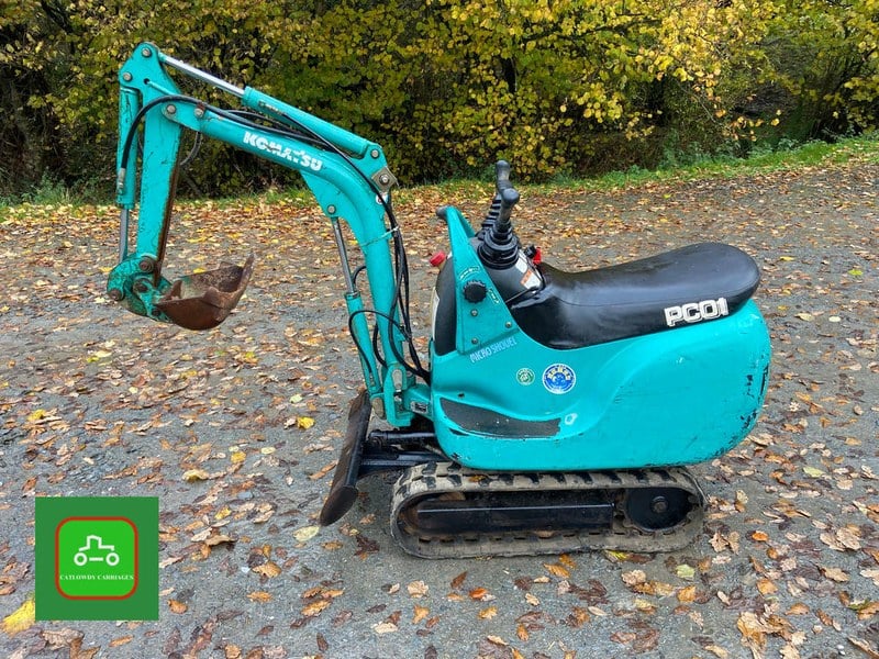 KOMATSU PC-01 MICRO DIGGER THE SMALLEST 360 IN THE WORLD