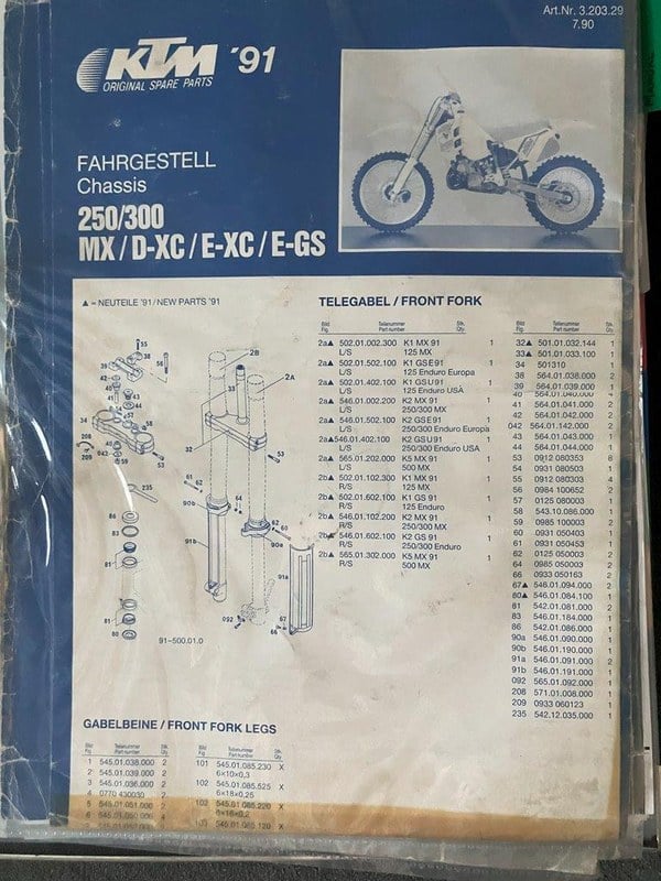 1991 KTM 300 XC