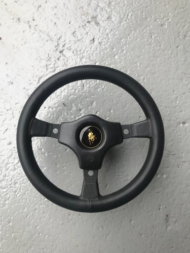 1987 Lamborghini Countach 5000QV steering wheel For Sale
