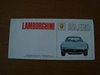 Lamborghini Islero fold out brochure For Sale