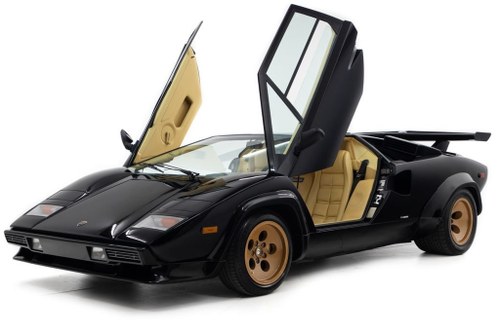 1984 Lamborghini Countach Coupe Euro-spe Black(~)Tan $349.5k For Sale