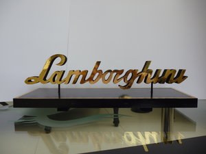 Lamborghini Desk Top Sign In vendita