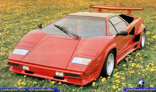 1985 Lamborghini countach franco sbarro body kit In vendita
