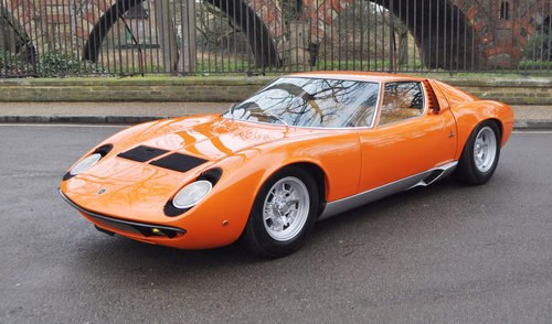 1967 Lamborghini Miura to SV Specification: 24 Mar 2018 For Sale by Auction