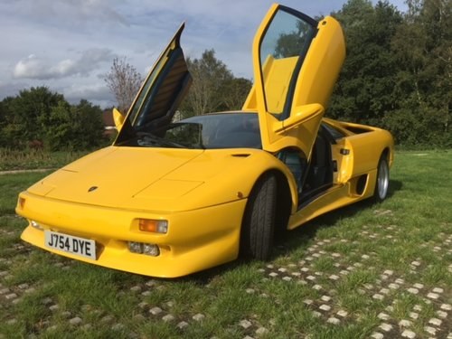 1991 Stunning Yellow LHD Diablo For Sale