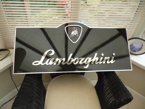 Lamborghini 3D Sign In vendita