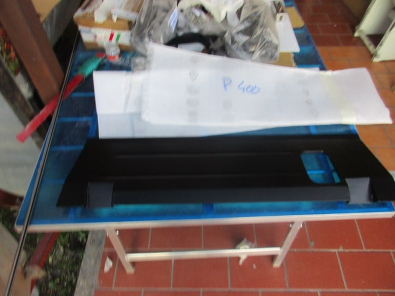 Radiator bulkhead for Lamborghini Miura P400