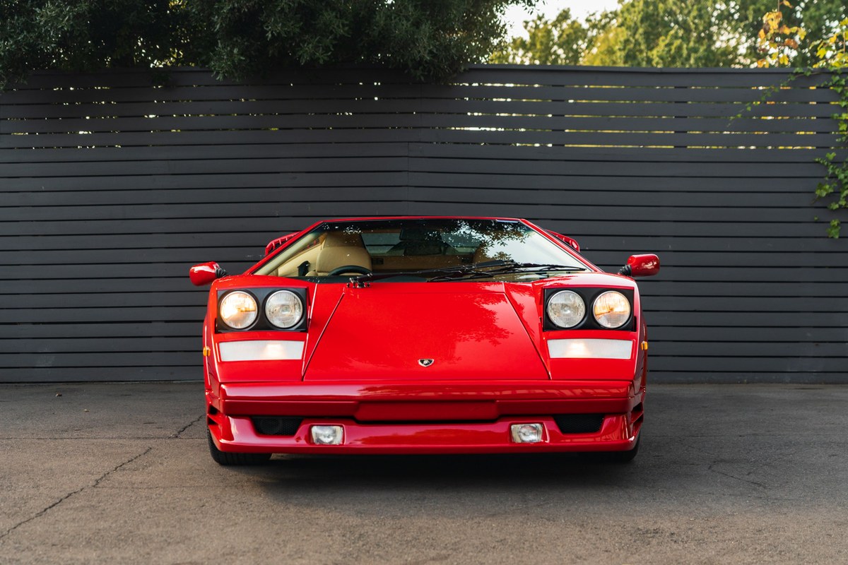 1989 Lamborghini Countach Red Manual, 5 speed Right Hand Drive in ...