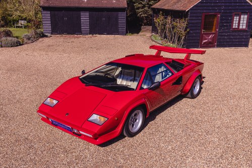 1987 Lamborghini Countach 5000QV Downdraught RHD, 6900km. Te koop