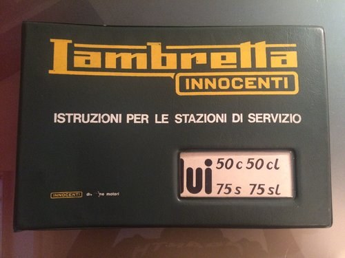 Lambretta Lui Vega Cometa NOS Dealer Manual SOLD