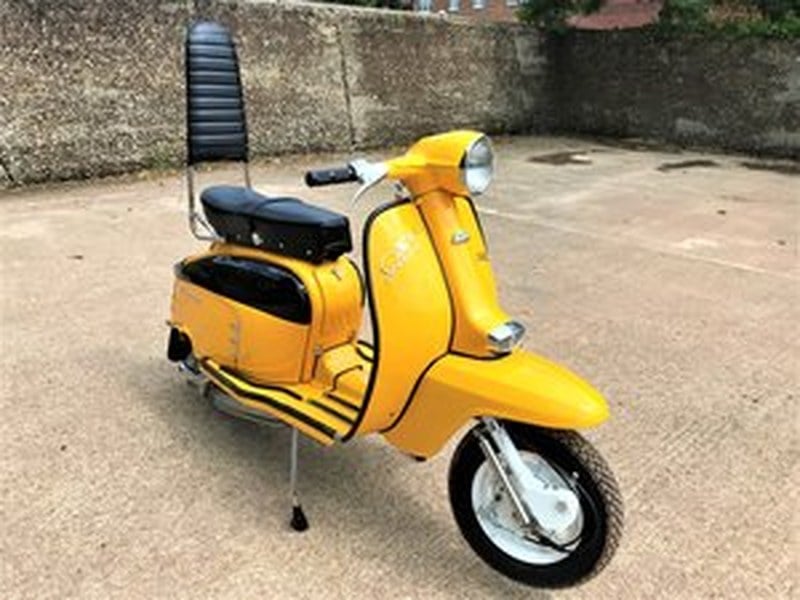 1967 Lambretta SX150 special+rebuilt+JAM number plate