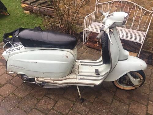 1963 Unrestored,uk registered,running classic scooter For Sale