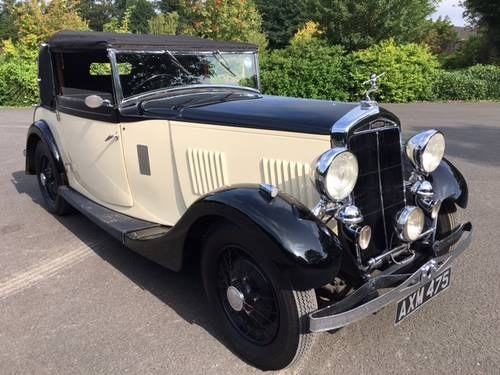 BUY NOW. PLEASE CALL. 1934 Lanchester 18 Drophead Coupe In vendita all'asta