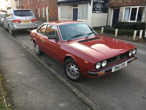 1981 Lancia Beta 1600 coupe for restoration SOLD