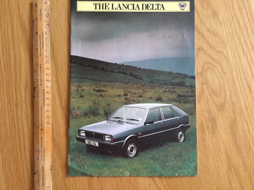 1983 Lancia Delta brochure VENDUTO