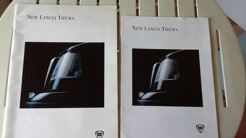 1992 Lancia Thema - 2 brochures for Series 3 In vendita