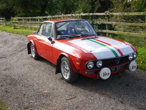 1972 Rally Stage Prepared Lancia Fulvia with MSA HRVIF SOLD