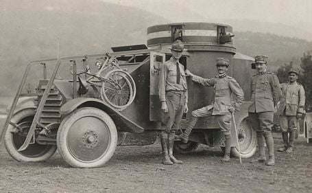 1914 Lancia 1Z armoured car chassis