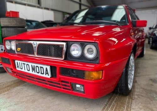 1994 Lancia Delta integrale EvoII Rosso Monza with tan alcantara VENDUTO