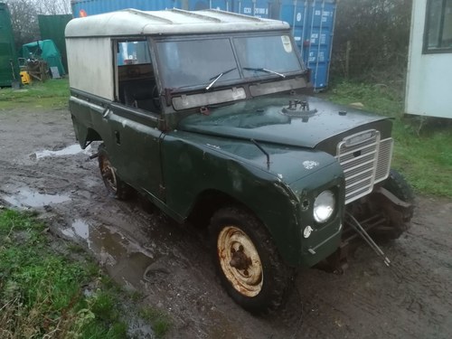 1974 Land Rover Series 3 SWB 2.25 Petrol Project For Sale