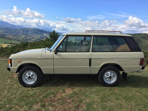 1981 Fully restored Range Rover Classic  (sold) VENDUTO