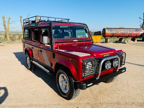 1998 Land Rover Defender 110 Station Wagon 300 TDi “Simply Red” 1 For Sale