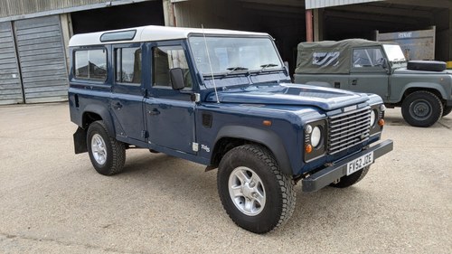 2002 Land Rover 110SW Defender County TD5 “Bluebird” 347 For Sale