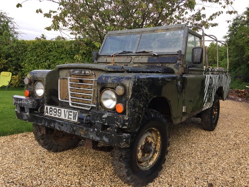 1983 Land Rover 109 series 3 soft top ex military project In vendita